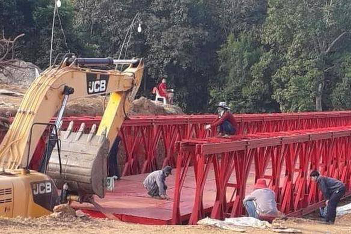 ຂົວຂ້າມນ້ຳຊອງແຫ່ງໃໝເປີດໃຫ້ນຳໃຊ້ແລ້ວ,ບໍ່ເກັບຄ່າຜ່ານ