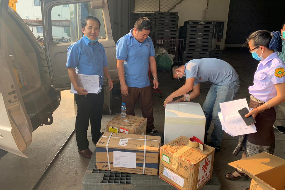 ຈີນຊ່ວຍເຫຼືອດ້ານອຸປະກອນການແພດແກ່ລາວໃນການປ້ອງກັນ ໂຄວິດ-19