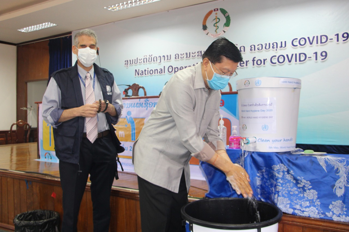 ການລ້າງມືໃຫ້ສະອາດສາມາດປ້ອງກັນພະຍາດຕິດຕໍ່ໄດ້