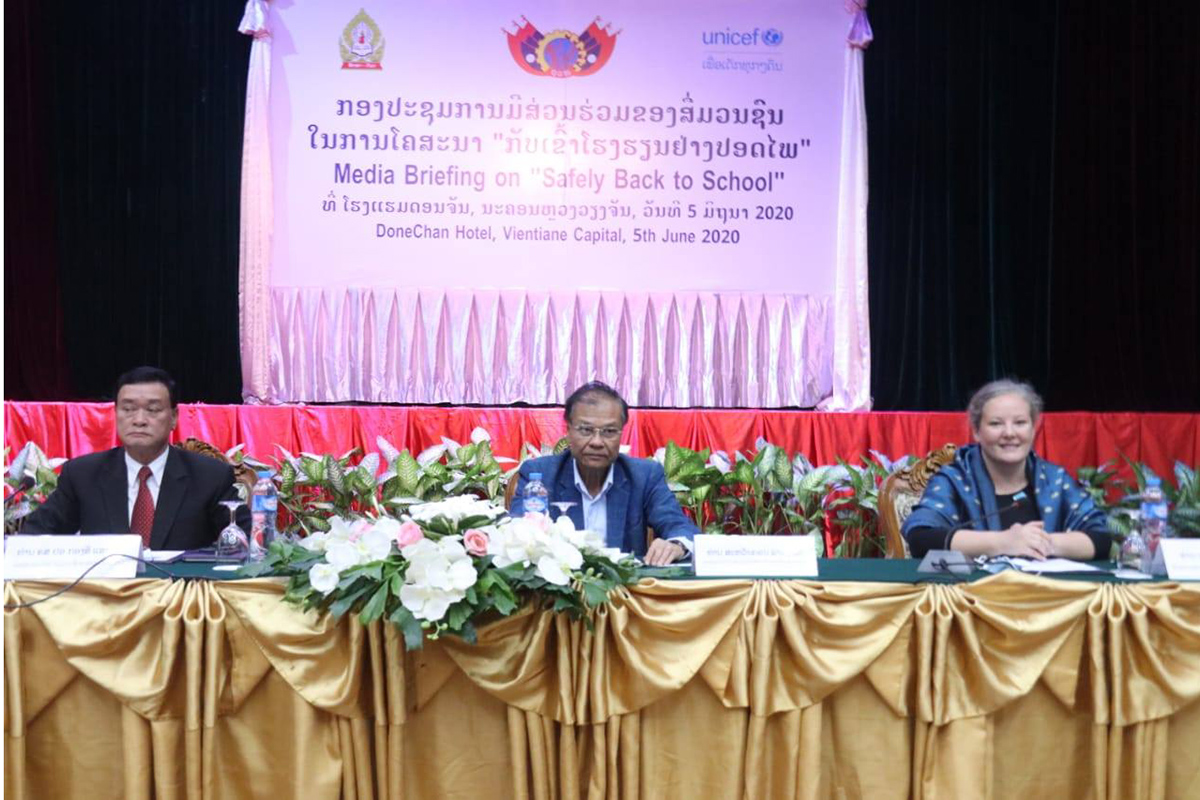 ສື່ມວນຊົນ ມີສ່ວນຮ່ວມໂຄສະນາເພື່ອປ້ອງກັນໂຄວິດ-19 ໄລຍະເປີດໂຮງຮຽນຄືນໃໝ່