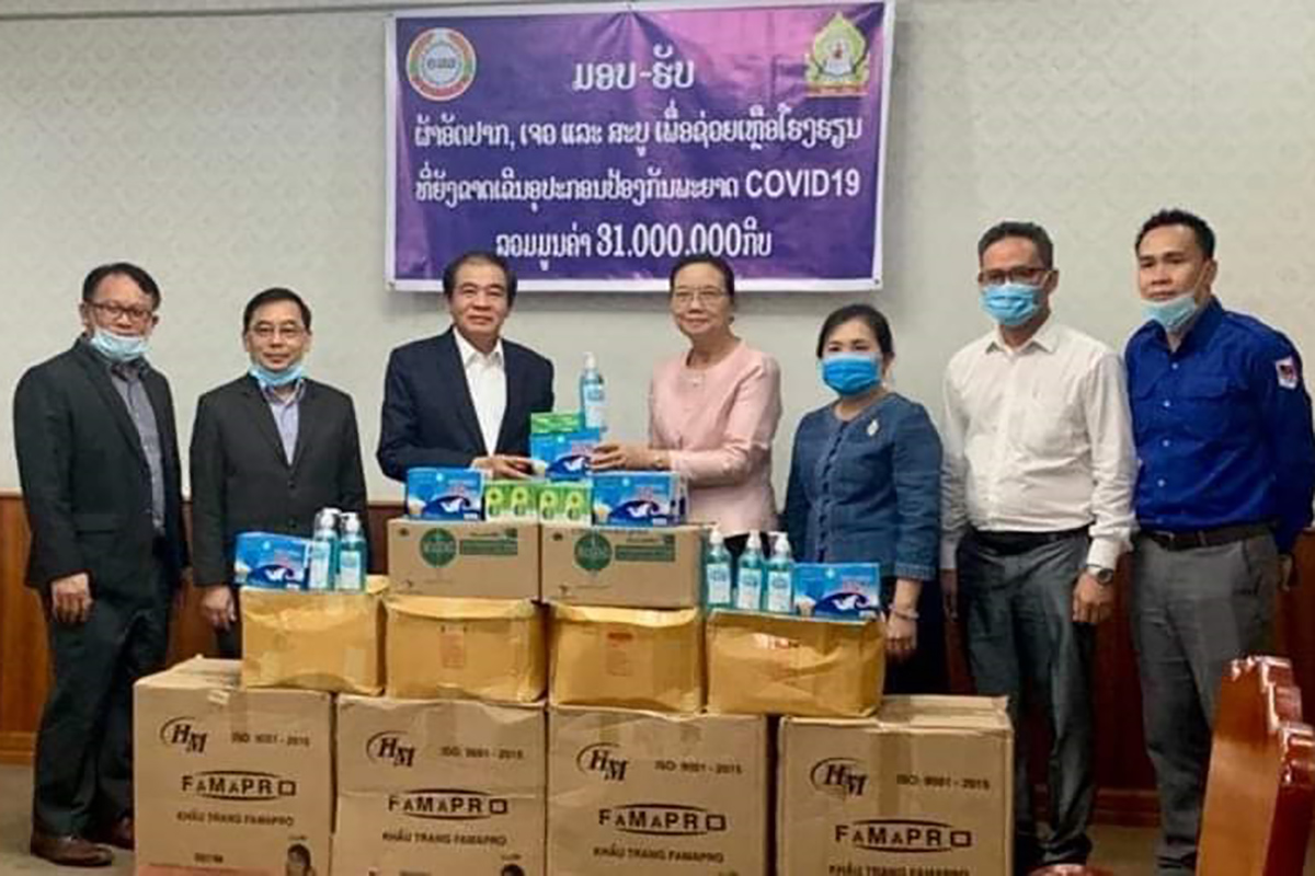 ກະຊວງສຶກສາ ກຽມນຳອຸປະກອນການແພດໄປແຈກຢາຍໃຫ້ໂຮງຮຽນຢູ່ເຂດຊົນນະບົດ