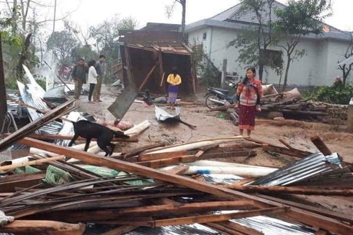 ເມືອງສິງຖືກໄພທໍາມະຊາດຖະຫຼົ່ມໜັກ 2 ຄັ້ງແລ້ວ