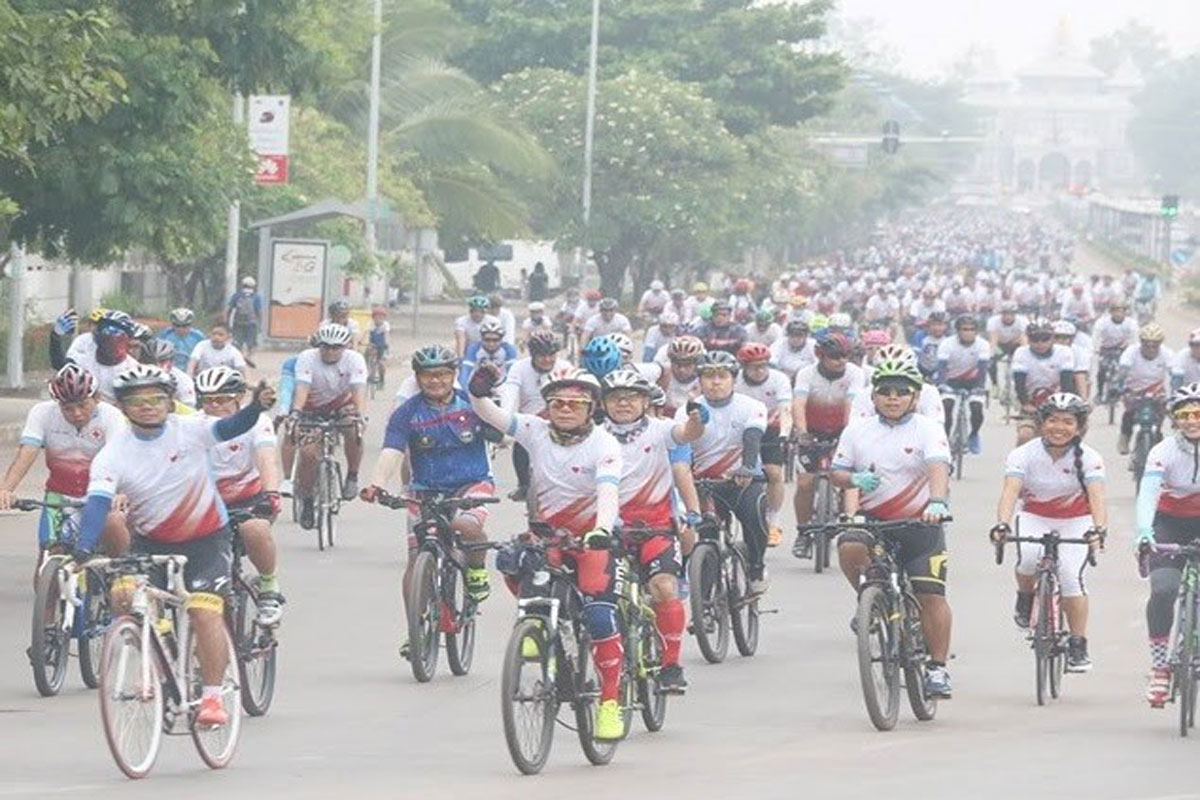 ກຽມແຂ່ງຂັນຂີ່ລົດຖີບ ເພື່ອຮັບຕ້ອນວັນສ້າງຕັ້ງແນວລາວສ້າງຊາດຄົບຮອບ 70 ປີ