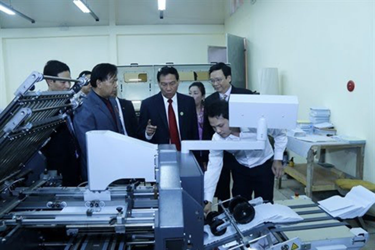 ວຽກງານການພິມມີການພັດທະນາຢ່າງຕໍ່ເນື່ອງພາຍໃຕ້ການນໍາພາຂອງພັກ