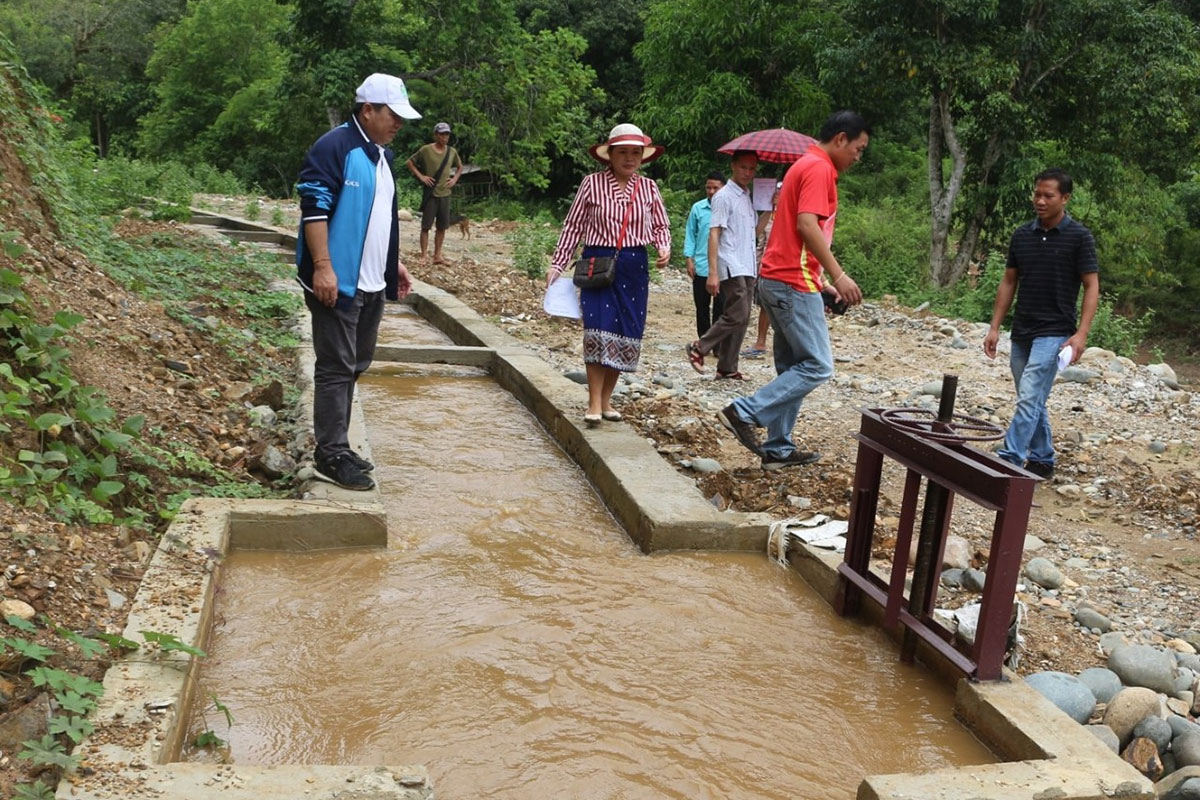 ຊົນລະປະທານ 2 ແຫ່ງ ຢູ່ເມືອງສົບເບົາ ແຂວງຫົວພັນ ຄາດວ່າຈະໃຫ້ສຳເລັດປີ 2021