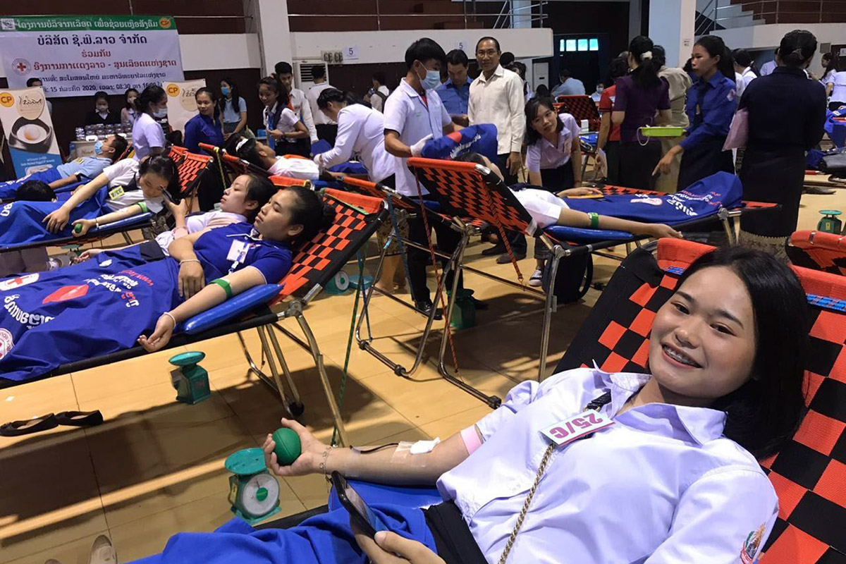 ຄວາມຕ້ອງການເລືອດຢູ່ລາວສູງເຖິງ 80.000 ຖົງຕໍ່ປີ ແຕ່ສະໜອງໄດ້ພຽງແຕ່ 60.000 ຖົງ