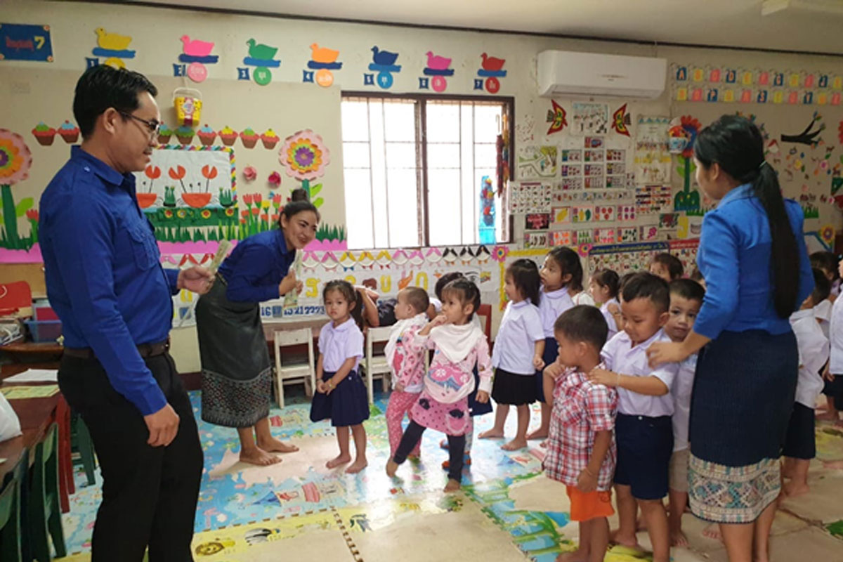 ເດັກນ້ອຍ, ຄູອາຈານ ບ້ານ SOS ໄດ້ຮຽນຮູ້ກ່ຽວກັບວິທີປ້ອງກັນພະຍາດໂຄວິດ-19