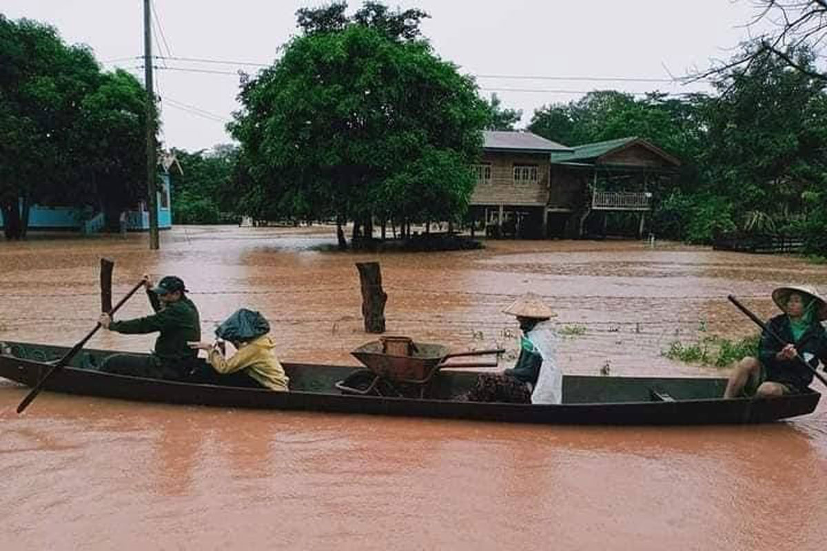 40 ບ້ານເມືອງຊົນບູລີ ໄດ້ຮັບຜົນກະທົບຈາກໄພນໍ້າຖ້ວມ