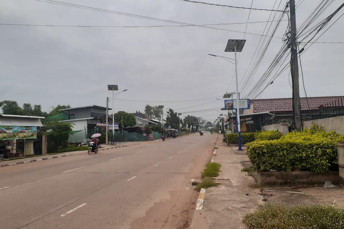 ອໍານາດການປົກຄອງເມືອງໄຊເສດຖາກຽມຈັດສັນ ຄວາມເປັນລະບຽບຮຽບຮ້ອຍ ຕາມແຄມທາງ