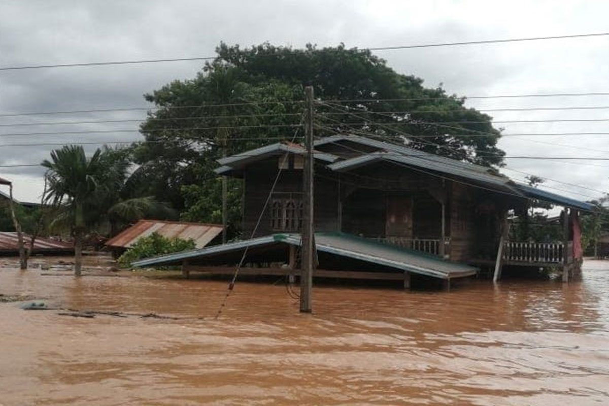 ນໍ້າເຊບັງຫຽງຍັງສືບຕໍ່ຍຶ່ງຂຶ້ນຖ້ວມ 21 ບ້ານຂອງເມືອງສອງຄອນ