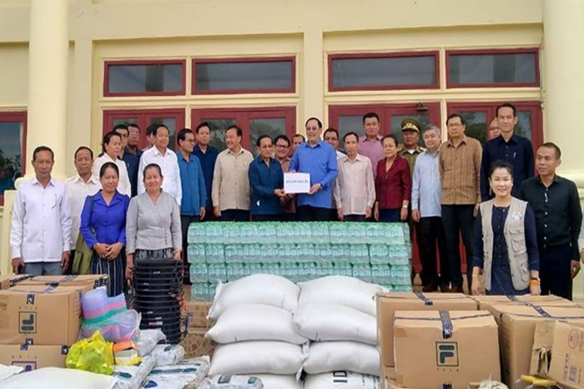 ຫຼາຍກວ່າ 2.000 ຄອບຄົວທີ່ໄດ້ຮັບຜົນກະທົບຈາກໄພນໍ້າຖ້ວມຢູ່ ເມືອງຈຳພອນ