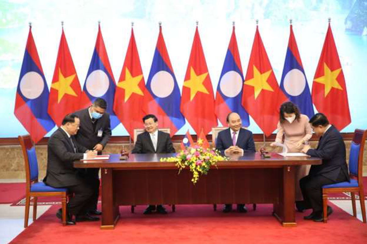 ລາວ ແລະ ຫວຽດນາມ ໄດ້ລົງນາມເອກະສານຮ່ວມມືຂອງສອງປະເທດ ຈຳນວນ 18 ສະບັບ