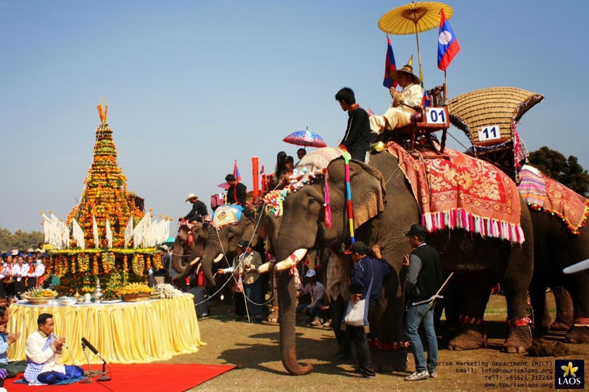 ບຸນຊ້າງປະຈໍາປີ 2021 ຈະຈັດພຽງວັນດຽວ ຈະບໍ່ມີຕະຫຼາດນັດ ແລະ ບໍ່ມີການຄົບງັນໃດໆ