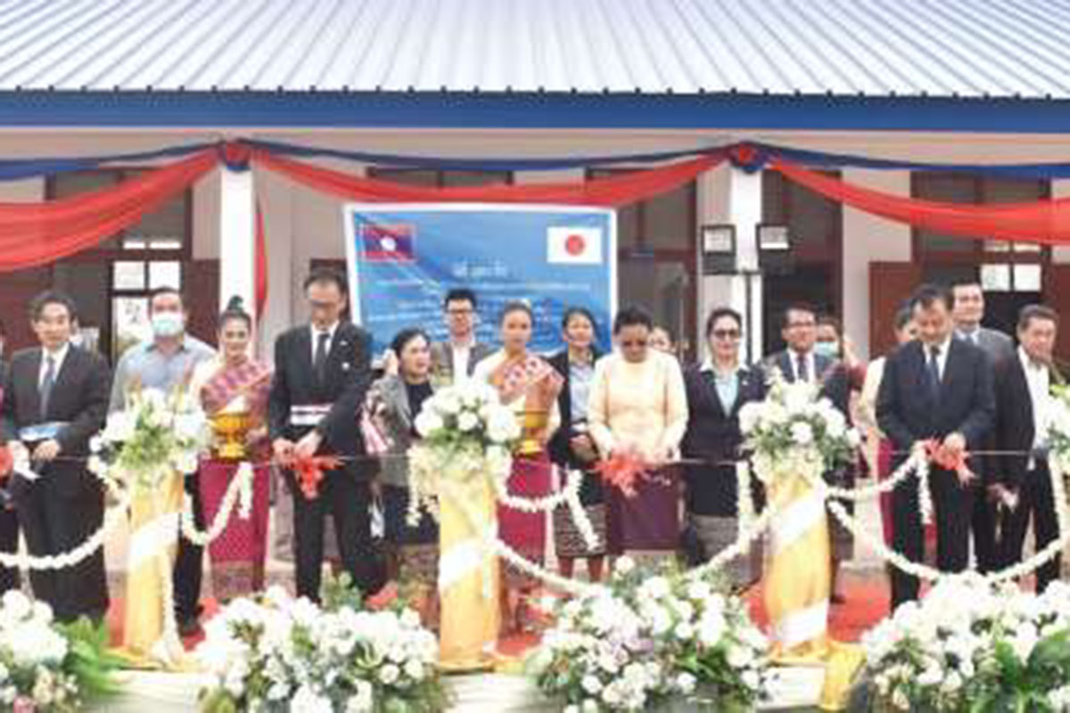 ຍີ່ປຸ່ນສືບຕໍ່ຊ່ວຍເຫຼືອພັດທະນາລະບົບການສຶກສາຢູ່ລາວ