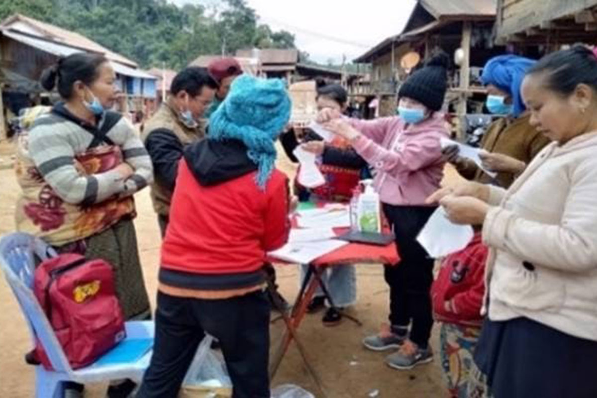 ທລຍ ເຜີຍແຜ່ວິທີປ້ອງກັນພະຍາດ ໂຄວິດ-19  ໃຫ້ຊຸມຊົນ ໃນ 15 ບ້ານ ແຂວງຜົ້ງສາລີ