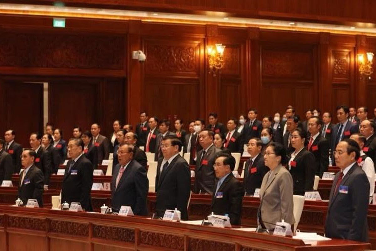 ກອງປະຊຸມຄັ້ງປະຖົມມະລຶກຂອງສະພາແຫ່ງຊາດຊຸດທີ IX ອັດລົງດ້ວຍຜົນສຳເລັດ