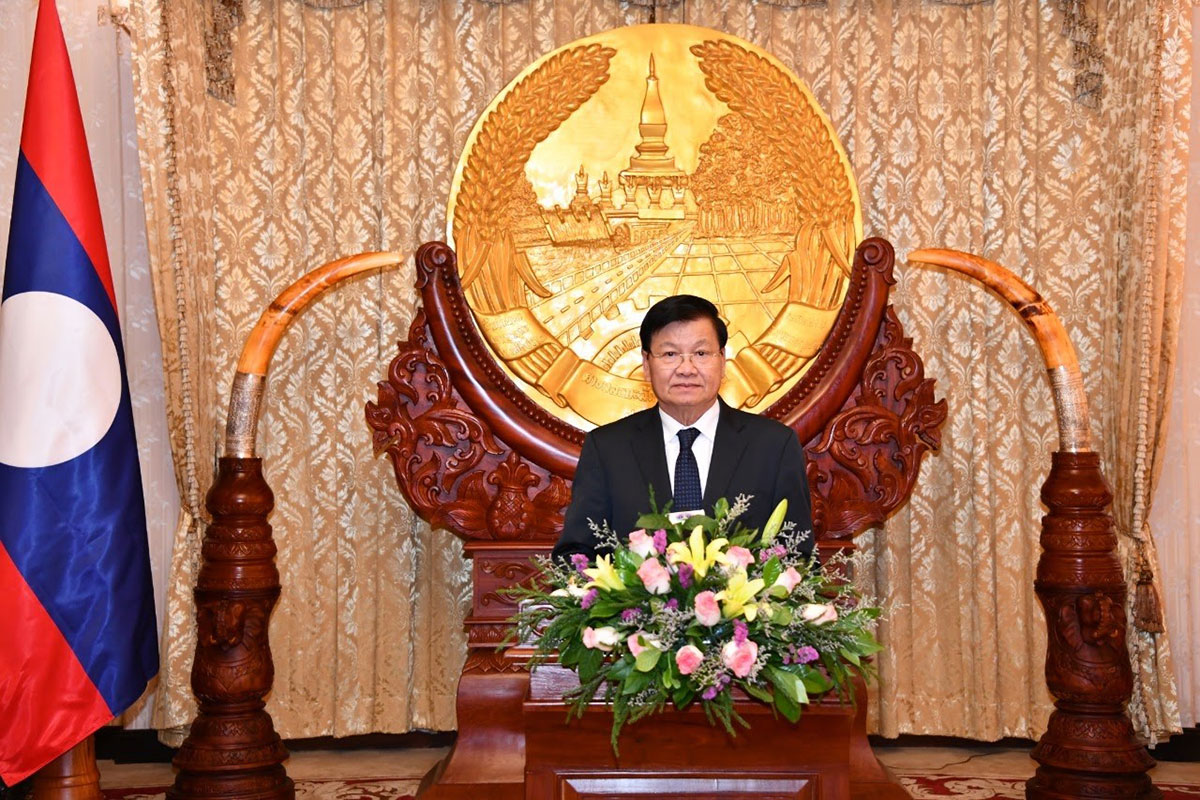 ປະທານປະເທດ ແຫ່ງ ສປປ ລາວ ເຂົ້າຮ່ວມກອງປະຊຸມເວທີປຶກສາຫາລືໂບອາວ ປະຈຳປີ 2021