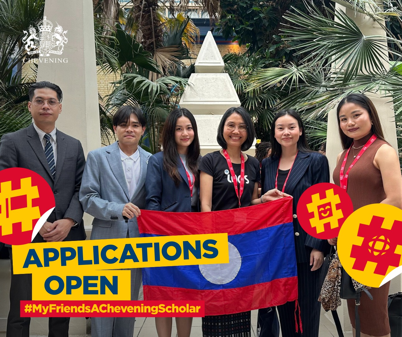 ທຶນການສຶກສາ “Chevening Scholarship” ເປີດໃຫ້ຄົນລາວສະໝັກແລ້ວ ! ເພື່ອໄປສຶກສາຕໍ່ ທີ່ປະເທດອັງກິດ