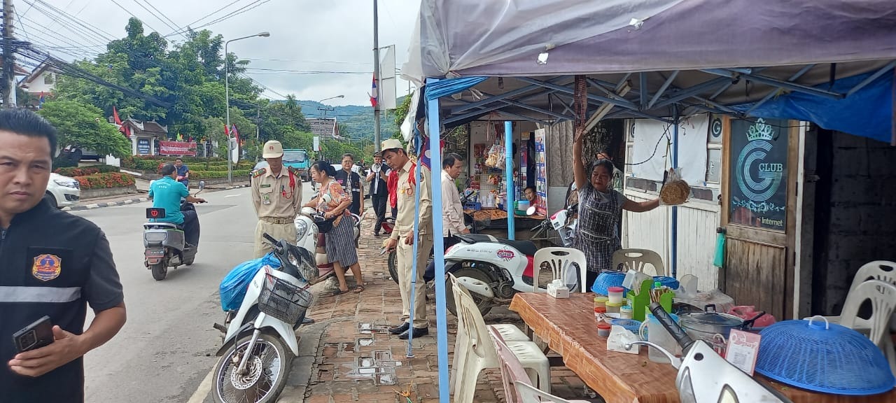 ເຈົ້າໜ້າທີ່ເລີ່ມຈັດສັນຄວາມເປັນລະບຽບໃນເທສະບານ ນະຄອນຫຼວງພະບາງ