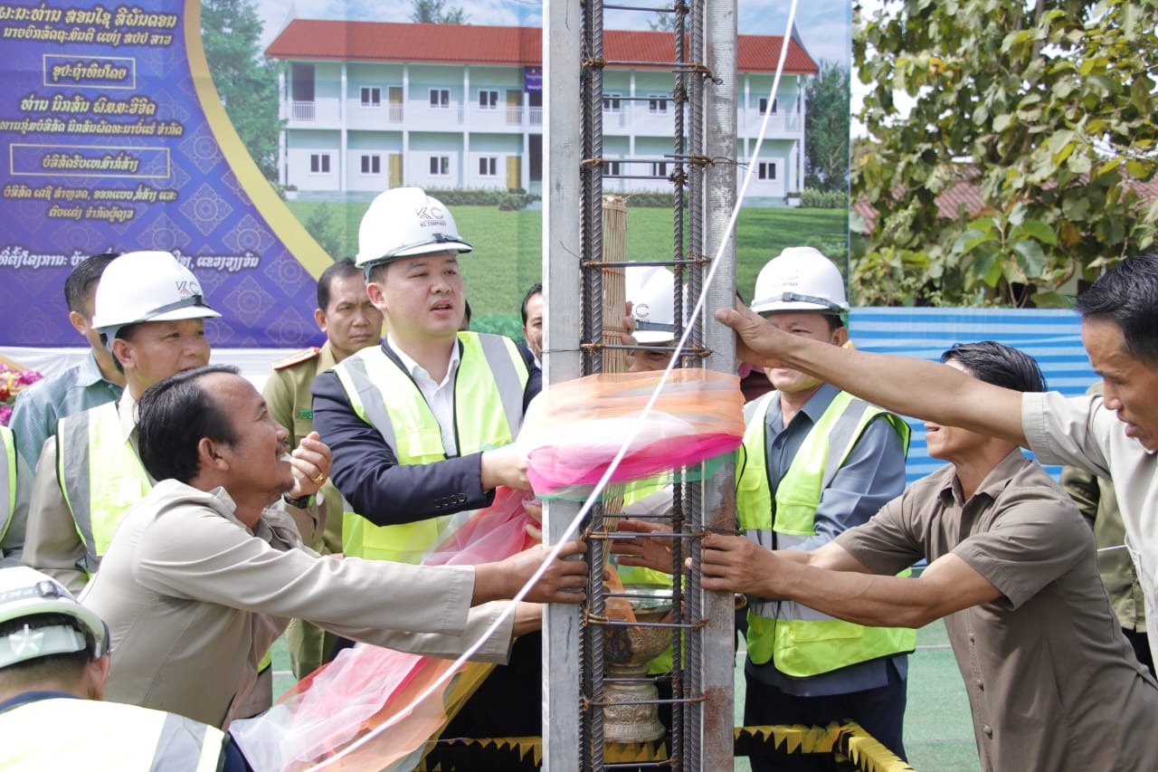 ໂຄງການກໍ່ສ້າງ ໂຮງຮຽນມັດທະຍົມສົມບູນ ເມືອງເຟືອງຫຼັງໃໝ່ຈະໃຫ້ສໍາເລັດພາຍໃນ 6 ເດືອນ