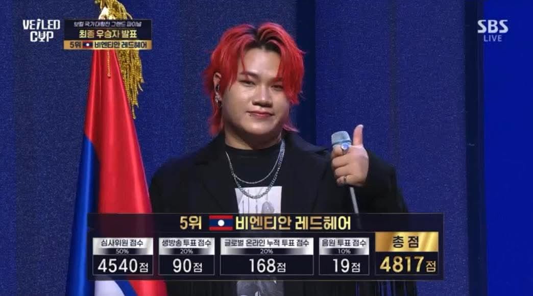 ຈິມມີ້ ໄດ້ອັນດັບ 5 ໃນການແຂ່ງຂັນ ຮ້ອງເພງລະດັບເອເຊຍຢູ່ທີ່ປະເທດເກົາຫຼີໃຕ້