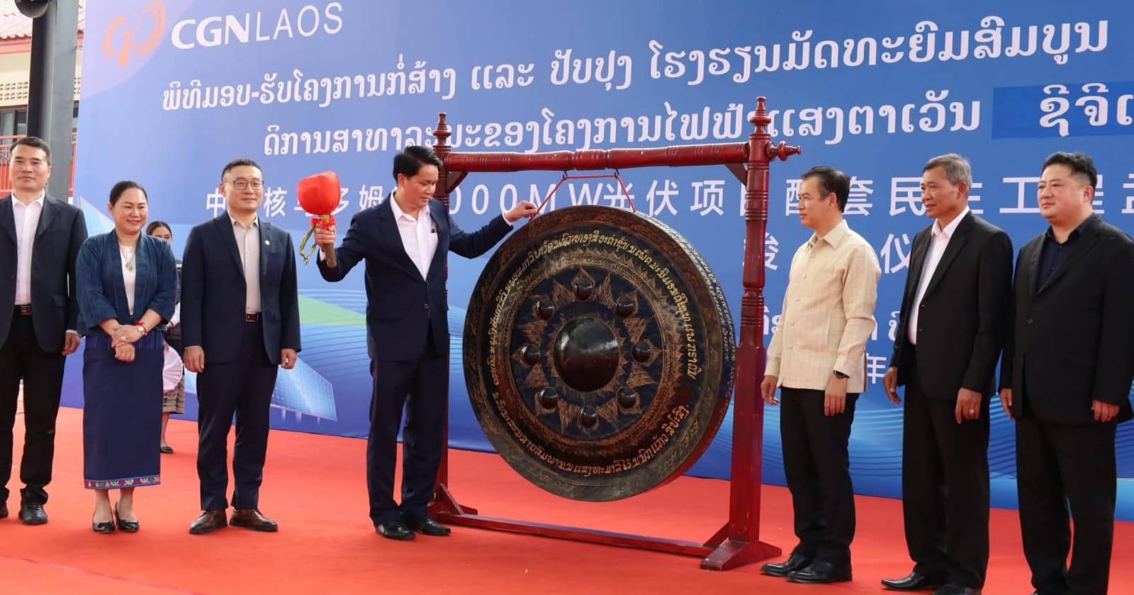 ມອບ-ຮັບ ໂຄງການກໍ່ສ້າງ ແລະ ປັບປຸງ ໂຮງຮຽນມັດທະຍົມສົມບູນເມືອງໄຊ