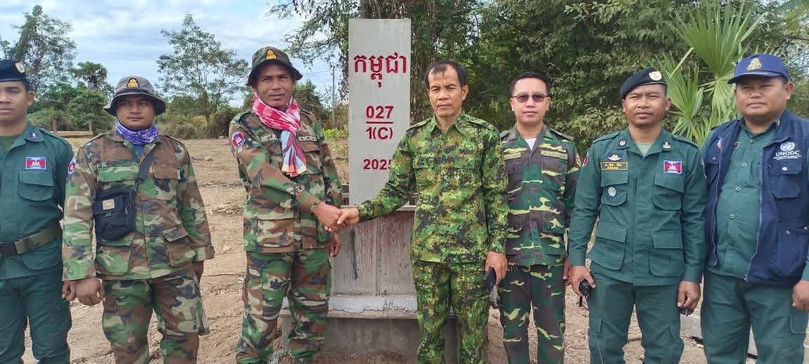 ລາວ-ກຳປູເຈຍ ກຳນົດຈຸດປັກຫຼັກໝາຍຊາຍແດນ ໄດ້ 280 ຫຼັກໝາຍ ຢູ່ ແຂວງ ຈຳປາສັກ