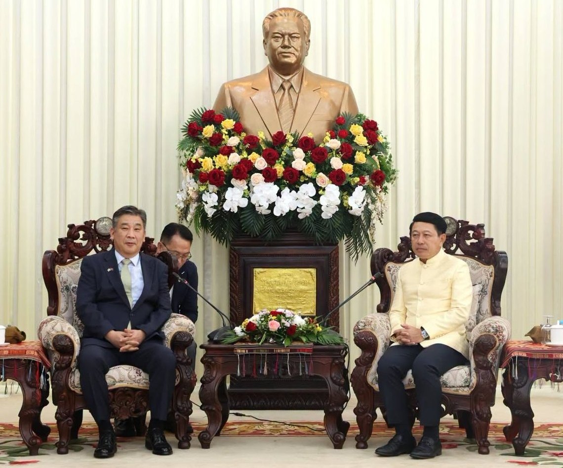 ນາຍົກລັດຖະມົນຕີ ຕ້ອນຮັບຄະນະຜູ້ແທນ ສ ເກົາຫຼີ